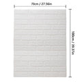 70X100CM Size Self Adhesive Wallpaper for Wall Background Decor Bedroom Living Room DIY 3D Faux Brick Decorative Wall Stickers Qme 1 70x100cm-5pcs