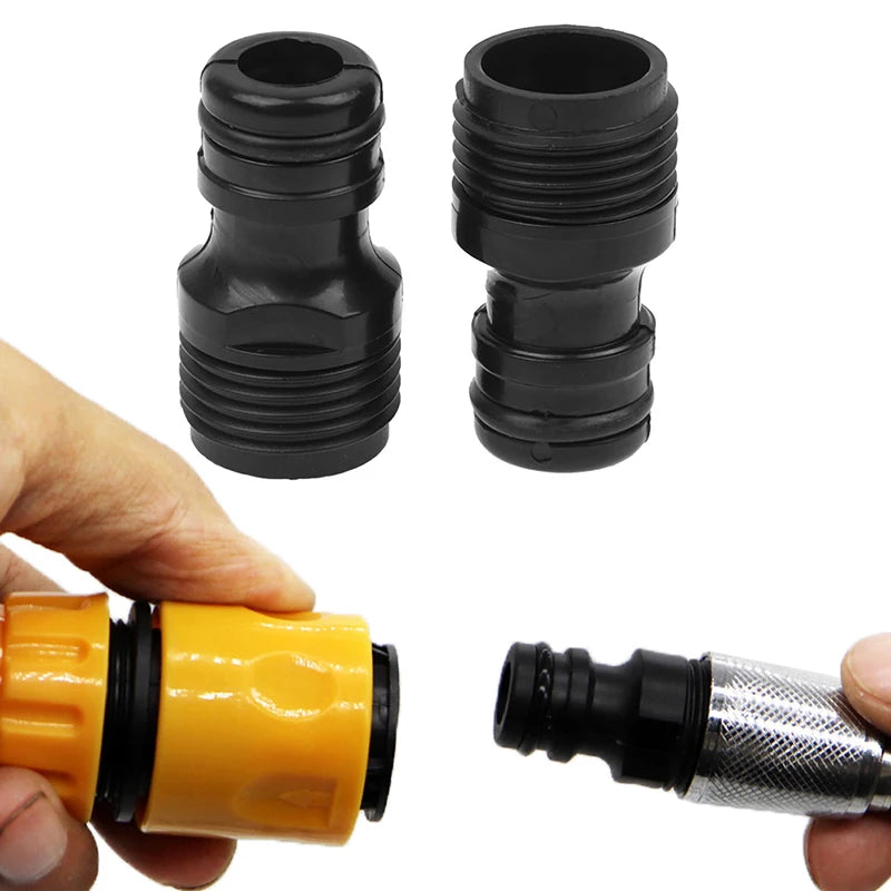 2Pcs 1/2" BSP Threaded Tap Adaptor Garden Water Hose Quick Pipe Connector Fitting Garden Irrigation System Parts Wholesale. Qme