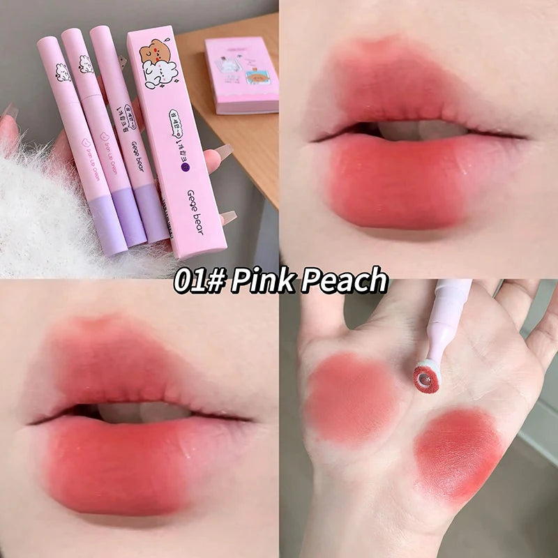 Gege Bear Velvet Matte Lip Cream Fall Winter Long-wear Colorful Mud Qme GX1289-1