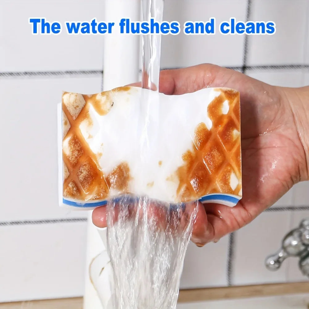 Multi-layer compression Professional Nano Sponge Eraser Clean, Multi-Use, Magic Sponge Block for Effortless Cleaning in Kitchen Qme