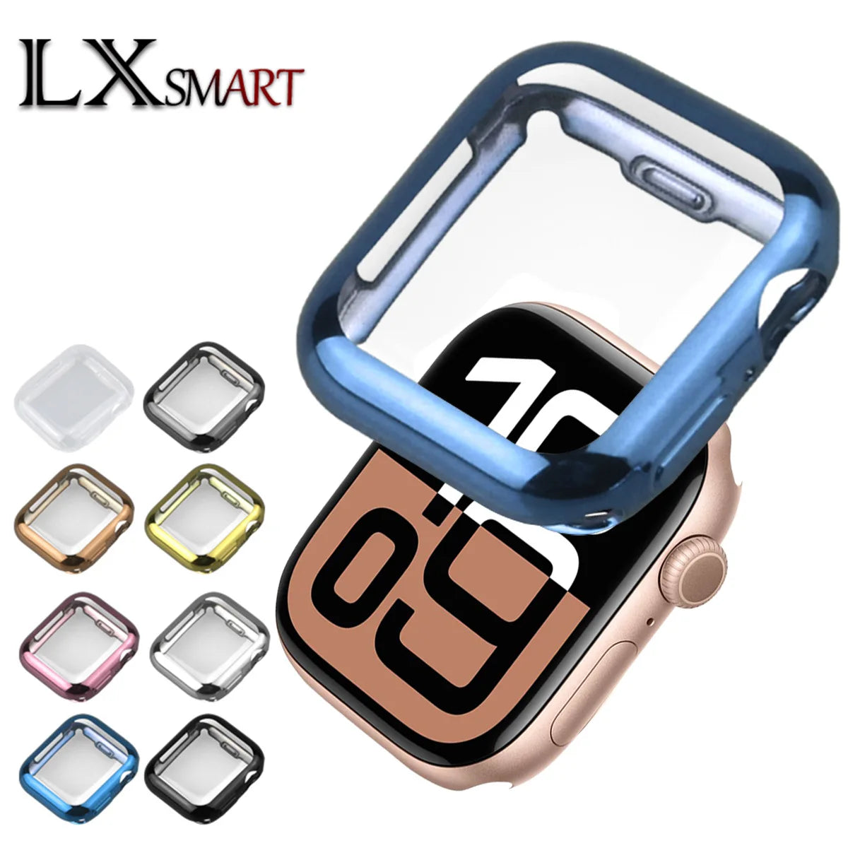 2 PCS Waterproof Screen Protector for Apple Watch 6/5/4/SE 38MM 41MM 42MM 44MM 45MM 49MM Tempered Glass for Iwatch 10 42MM 46MM Qme