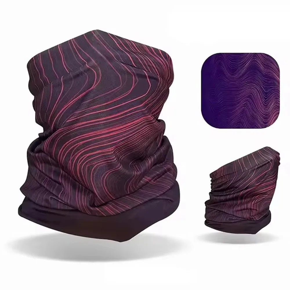 Sunscreen Windproof Scarf Dustproof Sun Protection Ice Silk Sunscreen Mask Breathable Sweat Absorption Fishing Mask Fishing Qme