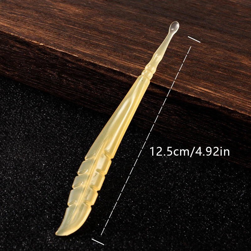 Soft Rubber Ear Cleaning Tool Reusable Safe Earwax Remover Spoon Tip Qme
