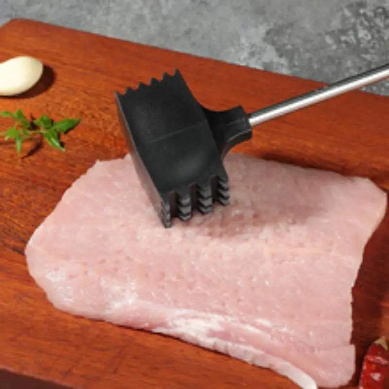 1Pcs Double-Side Beef Steak Pork Meat Hammer Beater Mallet Beef Chicken Kitchen Meat Poultry Tool Qme
