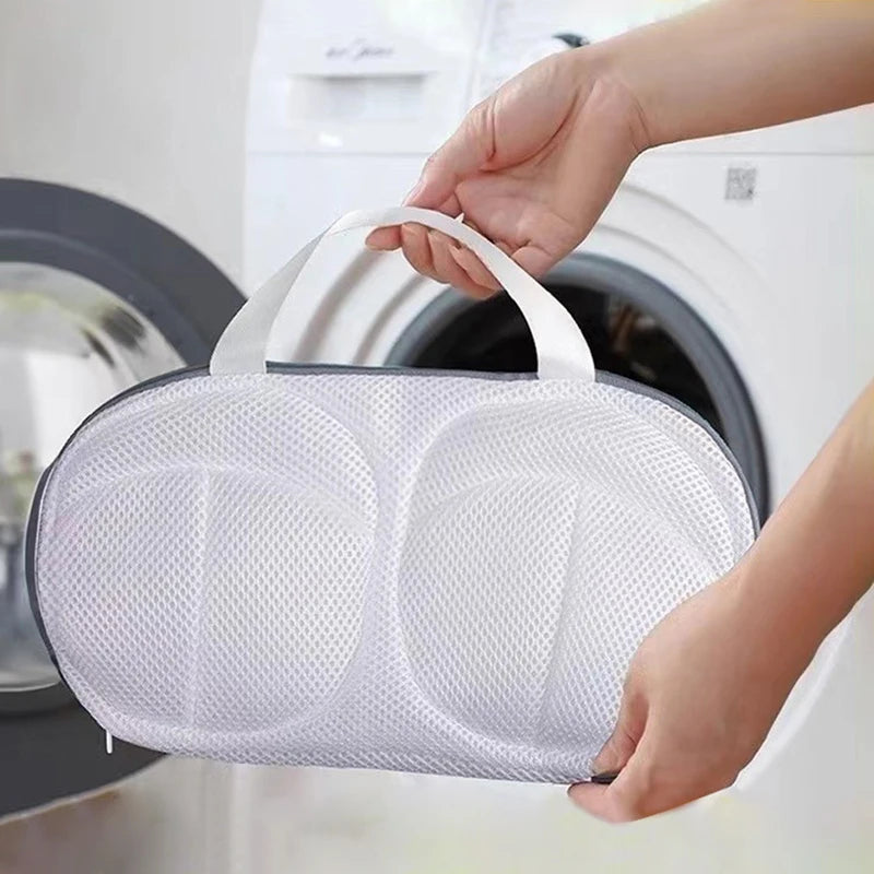 Anti Deformation Mesh Pocket Special Washing Machine Bra Laundry Bag Qme