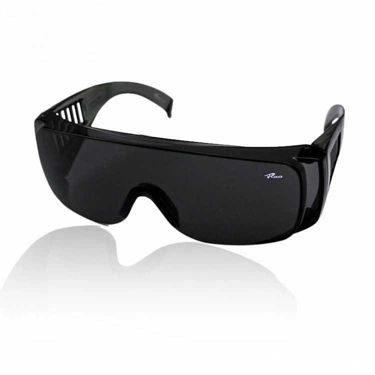 2PCS Safety Goggles Anti-UV Anti-Impact Protective Eyewear for Lab Outdoor Work Sun Protection Glasses Qme DK-Transparent
