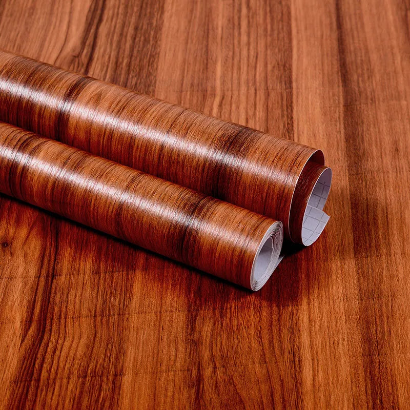 40CM X 3M Furniture Renovation Stickers Self-adhesive Wood Grain Stickers Wallpaper Cabinets Wooden Doors Tabletops Waterproof Qme HTM 1 40cm x 3m