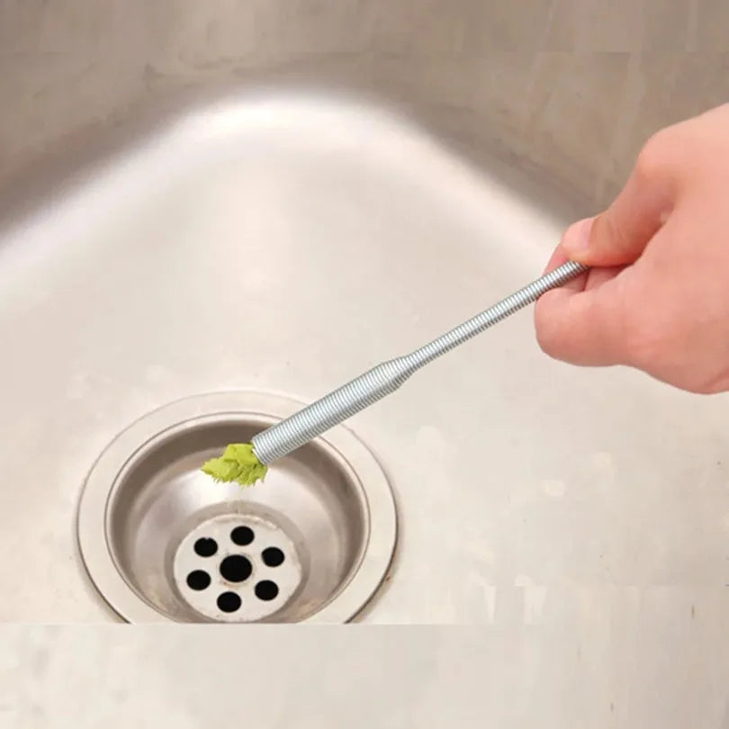 1pc Multifunctional Cleaning Claw Flexible Drain Unclog Grabber Cleaning Tool Sink Hair Remover Qme