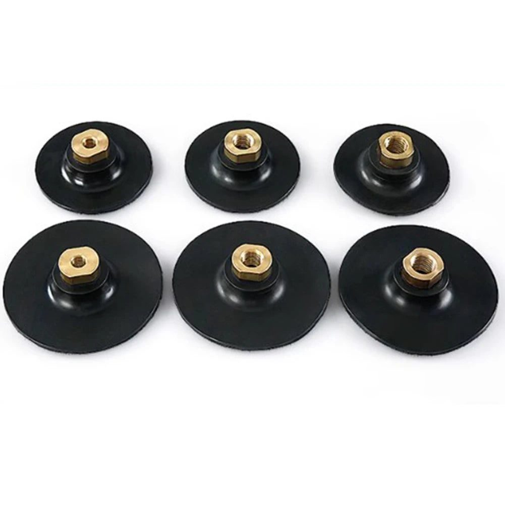 1pc Rubber Backing Pad M10 For M14 Thread Sanding Disc Hook& Loop Polishing Backer Plate For Angle Grinder Buffing Pads Qme