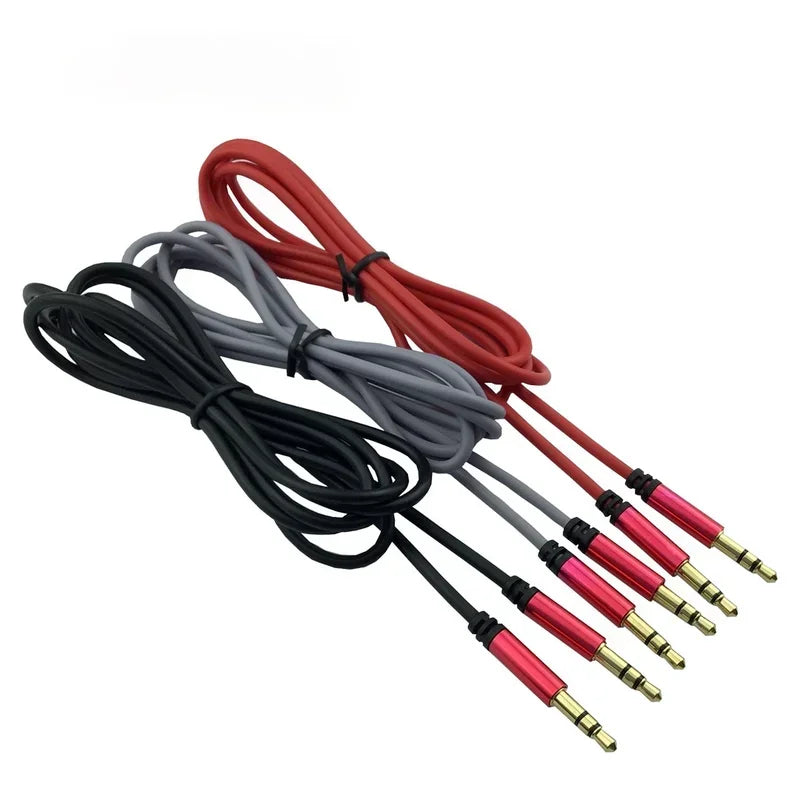 Cable 3.5mm Jack New 3.5mm Male To Male Car Aux Auxiliary Cord Stereo Audio Cable Wire for Phone IPod Mp3 Qme