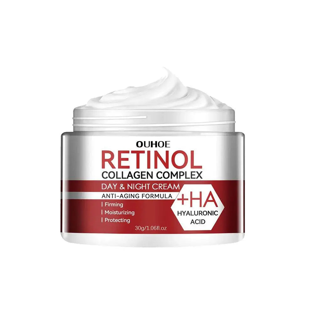 Retinol Cream Hyaluronic Acid Facial Anti-wrinkle Anti-aging Fade Qme A