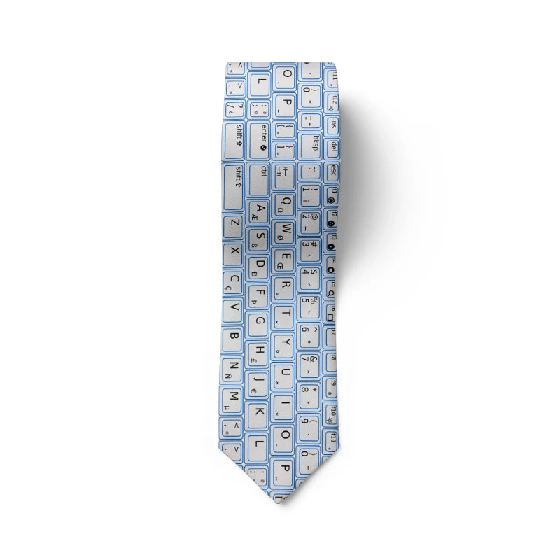 Funny Mushroom Dog Tie Men's Fashion Wedding Keyboard Business Party Qme style3