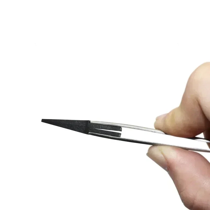 1-6PC Watch Hands Installation Work Tweezers Straight Elbow Handle Stainless Antistatic Plastic Tweezers ESD-259 ESD-259A ESD-7A Qme