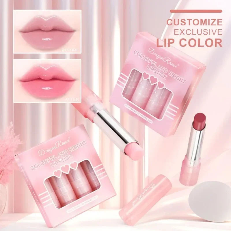 Jelly Tinted Lip Balm Moisturizing Lip-Primer Mask Cute Jelly Tinted Gloss Stick Lighten Lines Plump Lip Care Makeup Cosmetics Qme