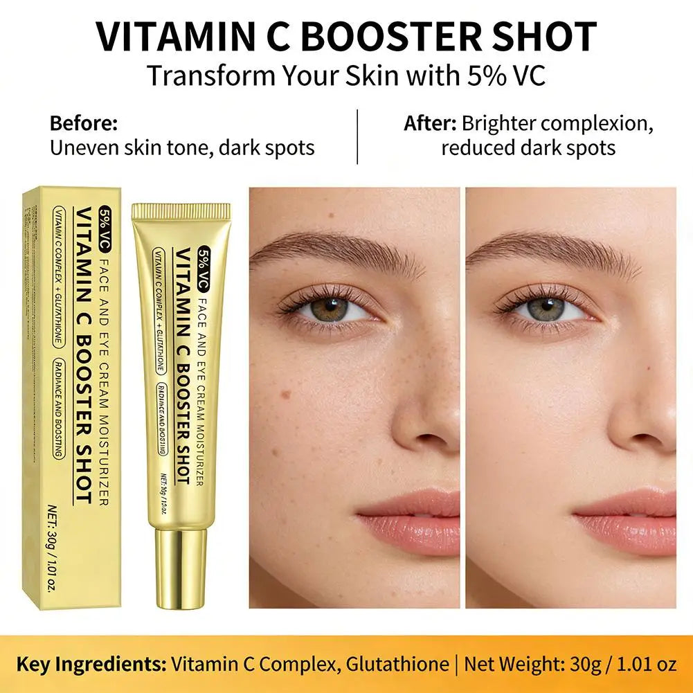 Vitamin C Brightening Essence Cream With Niacinamide Glutathione Soothing Moisturizing Face Serum Qme