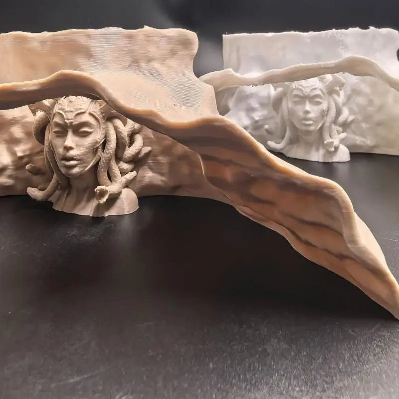 Aquarium Cave Decor Gorgon Snake Hair Themed Hiding House Breeding Qme