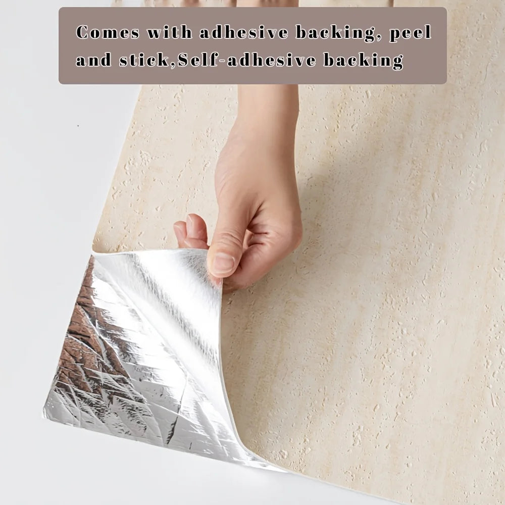 40cm x 3m Wall Stickers Self-Adhesive Wallpaper Thickened Foam Soft Ceramic For Renovating Living Room TV Background Walls. Qme