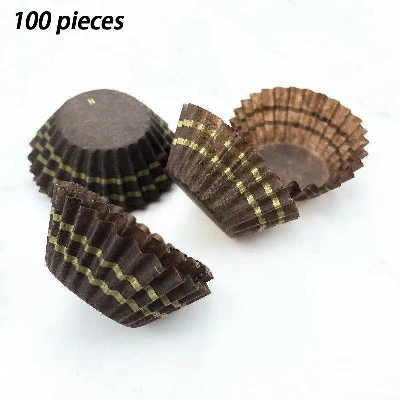 High-temperature Resistant Baking Chocolate Paper Cups Bread Cake 100 Qme A11