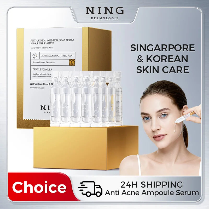 NING Anti-acne Skin Repair Serum Single-use Essence 2 Encapsulated Qme