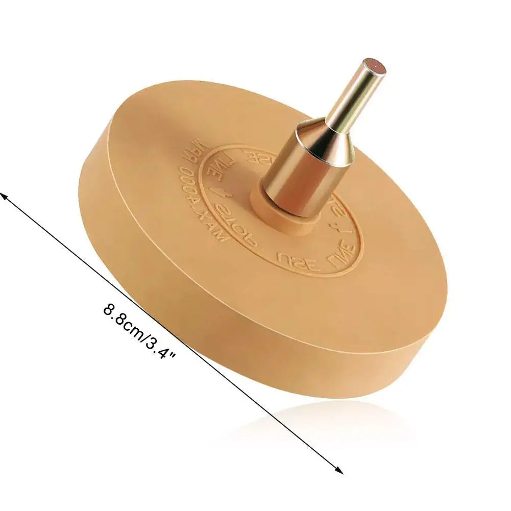 NEW 90mm Decal Remover Eraser Wheel Car Decal Vinyl Tape Adhesive Remover Wheel for Drill Rubber Eraser Cleaning Tool Qme