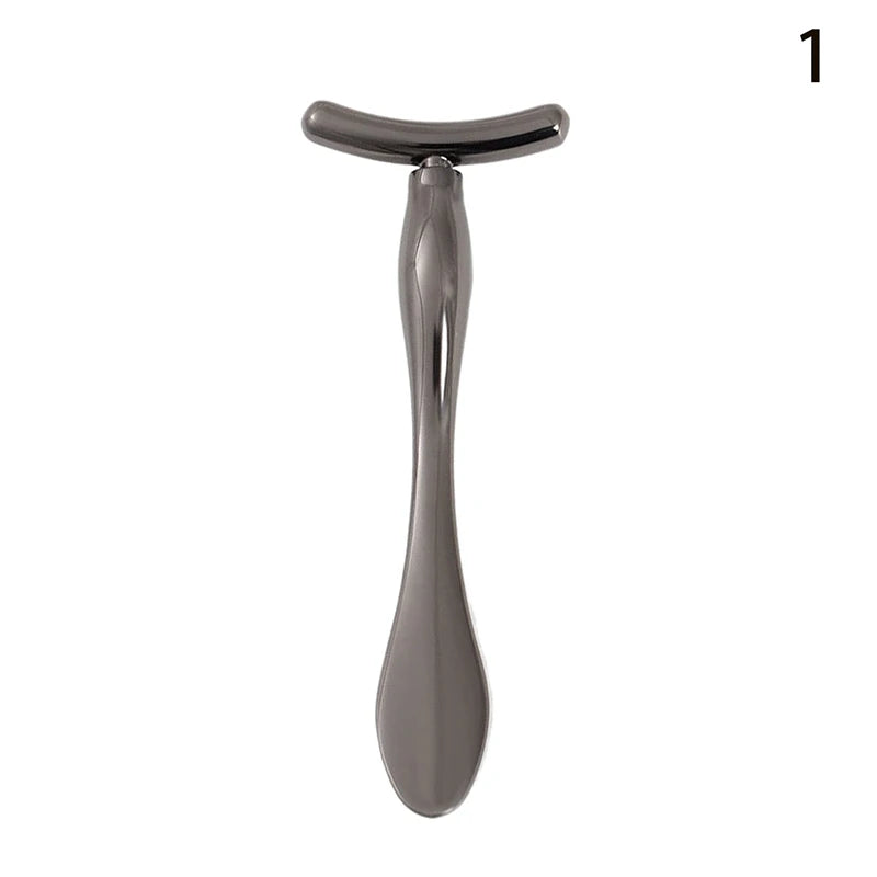 Eye Face Cream Applicator Alloy Beauty Spoon Roller Facial Massage Qme 1 Black