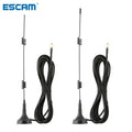ESCAM 3M 9.8ft 7dBi WIFI Antenna Extension Cable With Magnetic Base Reduce the distance between Cameras And NVR Enhanced Signal Qme Default Title