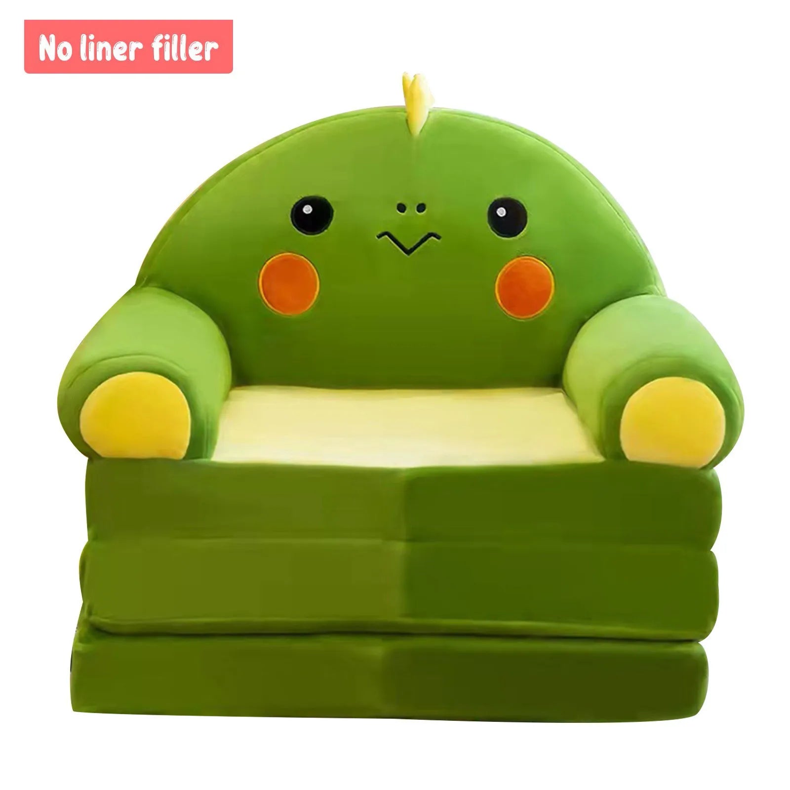 Cartoon Animals Plush Foldable Sofa Cover Foldable Children Sofa Cute Cartoon Lazy Sofa Pillowcase Without Liner Filler Qme E
