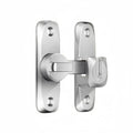 90 180 Degree Flip Door Lock Home Security Sliding Latch Small Gate Qme Silver