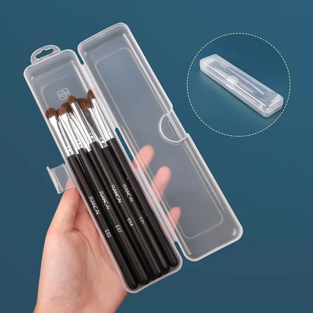 Makeup brush storage box, travel makeup brush case, makeup brush container, storage box Qme