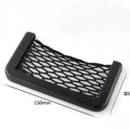 4Pcs Auto Seat Side Interior Back Sundries Pocket Mesh Storage Bag Phone Net Pocket Holder Car Storage Bag Elastic Flexible Nets Qme 15cm