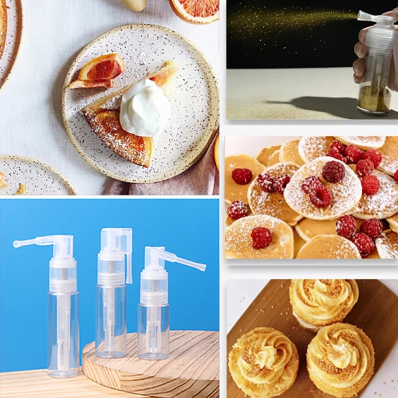 Dry Powder Spray Bottles Cake Decorating Fondant 18 25 35 50 Glitter Qme