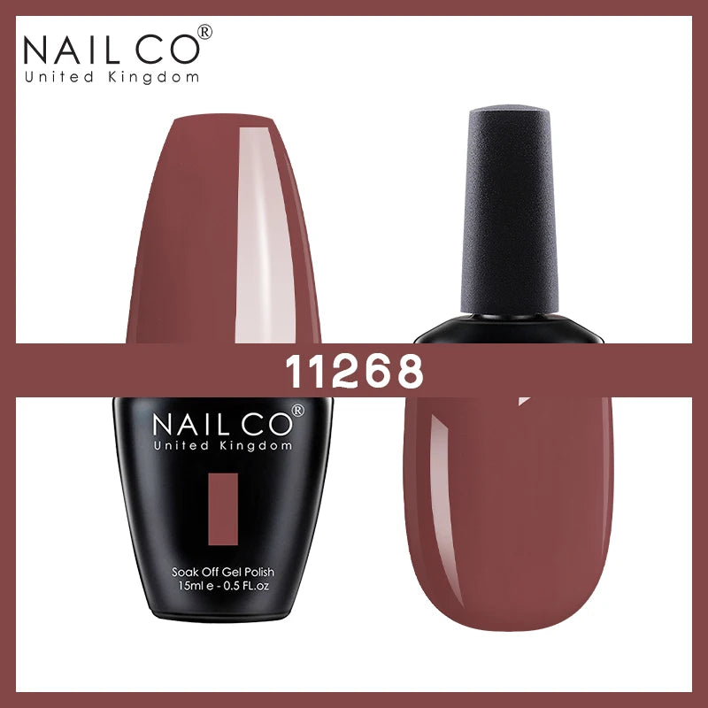 NAILCO Nude Nails Gel Nail Polish UV LED Semi-permant Varnish Hybrid