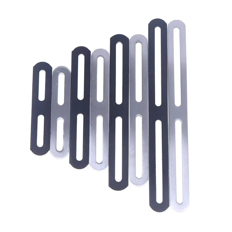 Stainless Steel Straight Angle Bracket Black Silver Thickened 180 Qme