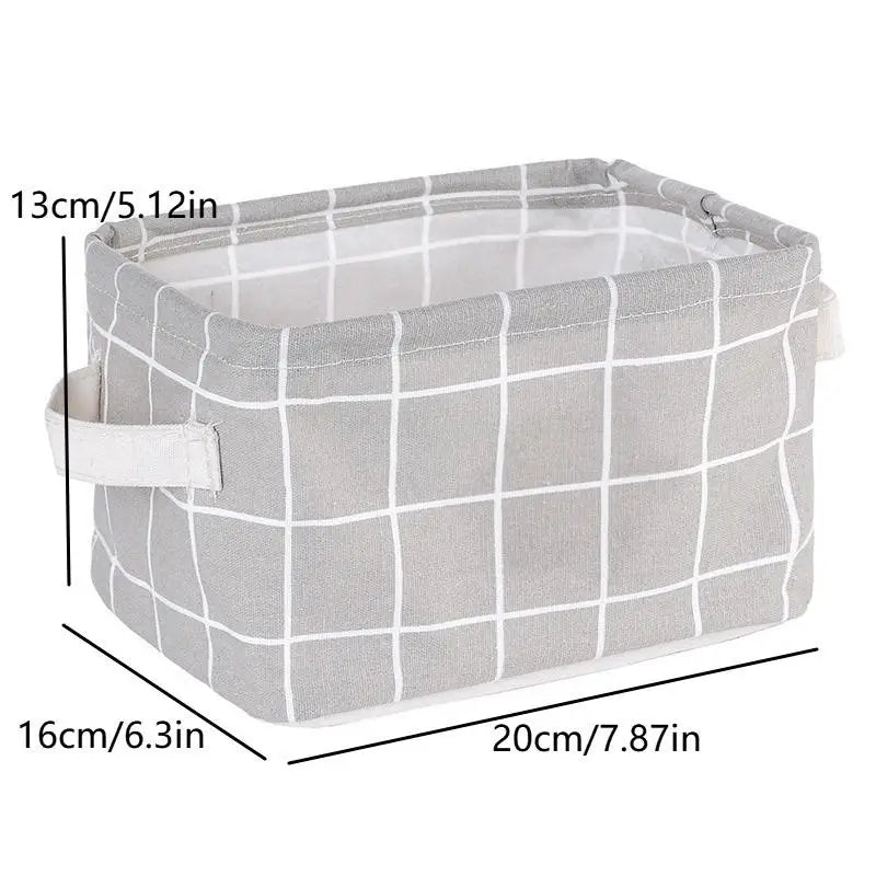 Waterproof Desktop Sundries Basket Storage Box Cosmetic Toy Organizer Qme