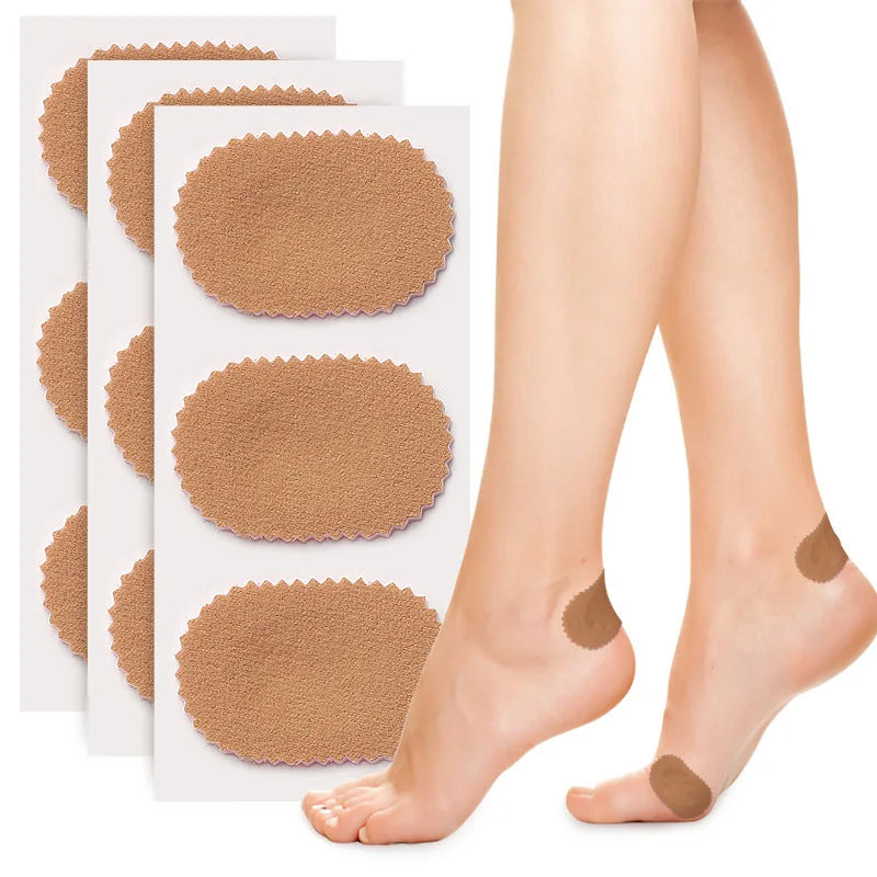 3/6/9/18/24 Corn Patches Latex Flannel Preventing Chafing Round Stickers Remove Feet Calluses Corn Patches Anti-Abrasion Patch Qme