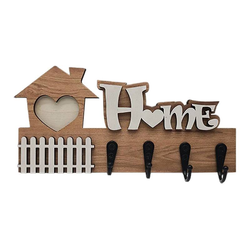 Wooden Crafts Home Decoration Hook Wall Hooks Door Hangers Entrance Qme