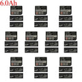 18V 3Ah 4Ah 5Ah 6Ah 9Ah BL1830 Li-ion Battery Label Stickers Capacity Qme 6.0Ah