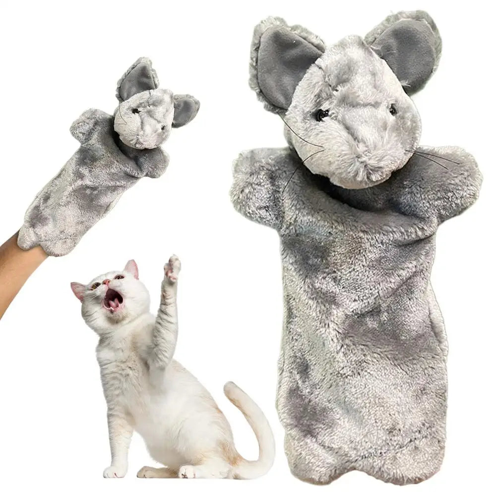 Cat Puppet Wrestler Interactive Wrestling Toy Pet Kitten Hand Doll Qme B China Mainland