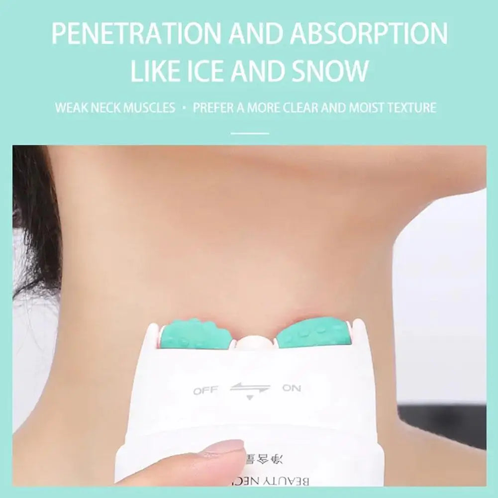 Neck Wrinkle Cream Massage Roller Applicator Whitening Firming Qme