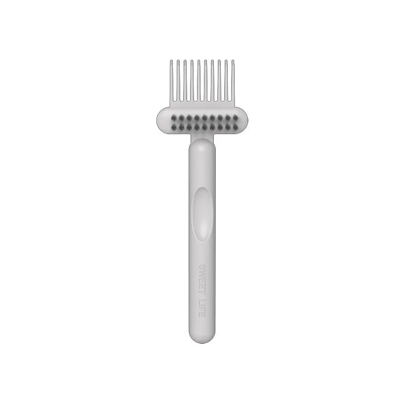 Comb Cleaning Brush Simple Hollow Air Bag Curly Hair Massage Tool Qme GRAY