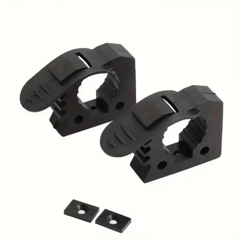 2/4pcs Quick Fist Clamp For Mounting Tools Equipment Rubber Clamp Ideal For Offroad Vehicles, ATV, UTV, Truck Part Accessories Qme 2pcs
