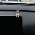 1 Car Decoration Sleeping Cat Doll Kitty Creative Auto Ornaments Toys Qme A