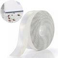 5M Door Bottom Seal Strip Weather Window Rubber Seal Weatherstrip Windproof Self Adhesive Door Windshield Sealing Tape Qme Transparent 5m 45mm
