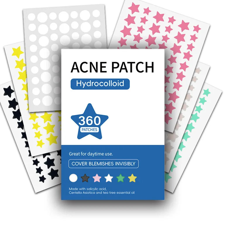 Colorful Invisible Pimple Removal Anti-acne Hydrocolloid Patches Qme Blue China Mainland