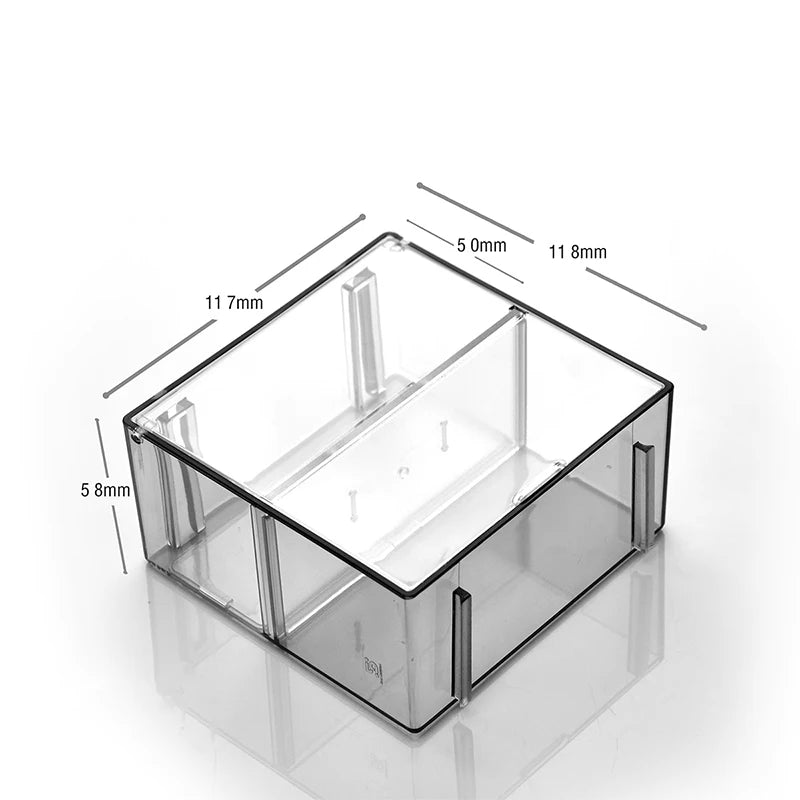 Double Layer Small Scale Car Model Display Box Transparent Dustproof Qme Default Title