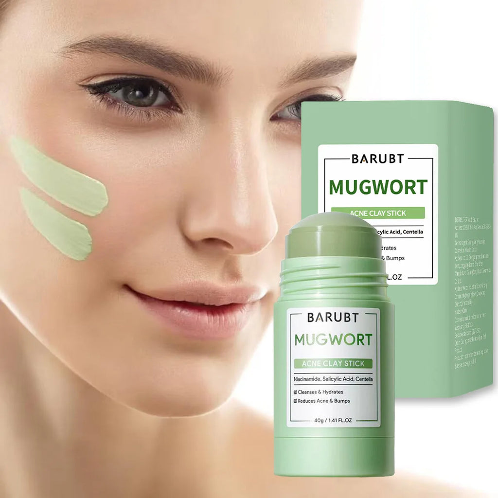 Mugwort Acne Clay Stick Niacinamide Salicylic Acid Face Mask Deep Qme