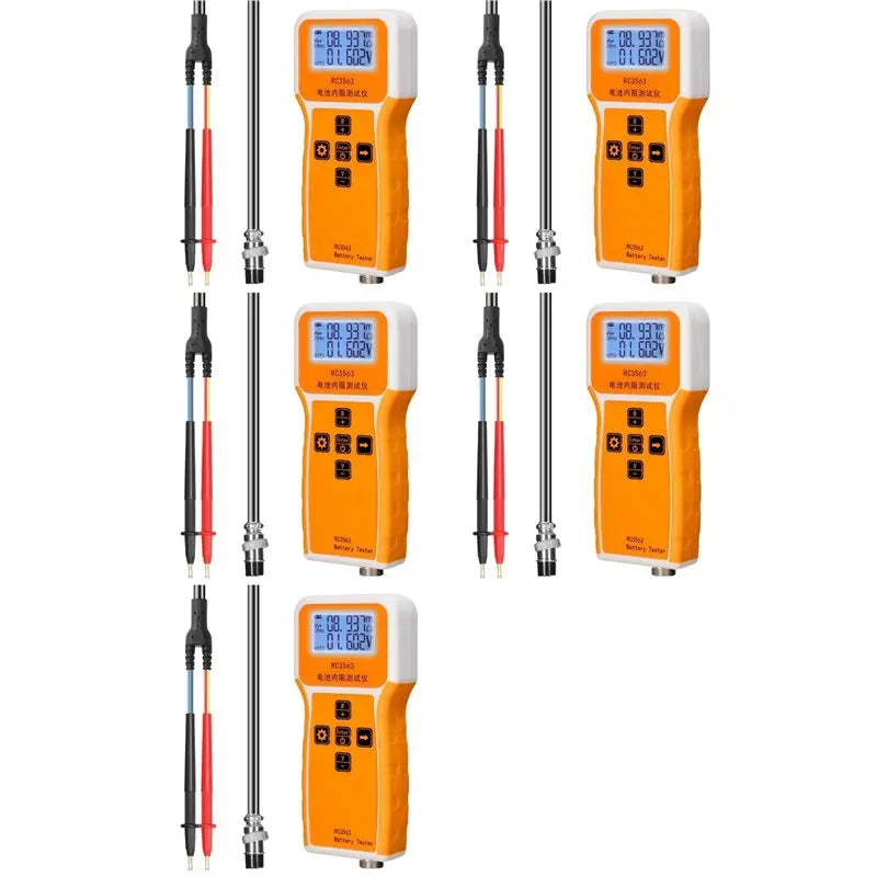 A02F-5X RC3563 Battery Voltage Internal Resistance Tester Trithium Lithium Iron Phosphate 18650 Battery Tester,Tester Probe Qme As Shown Type1