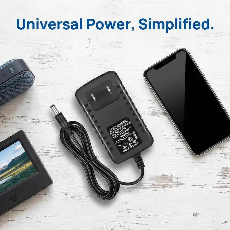 Universal Switching Adapter Converter Plug CCTV Camera DVR NVR LED DC Qme