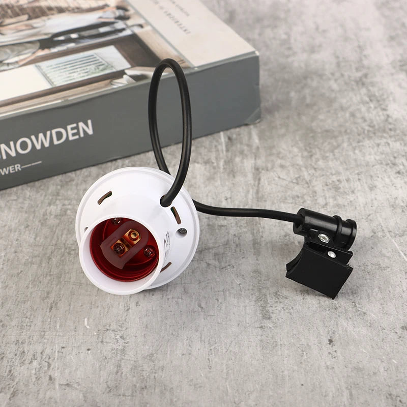 E27 LED Light Holders Converter Adjustable Angle 220V-240V Socket Qme