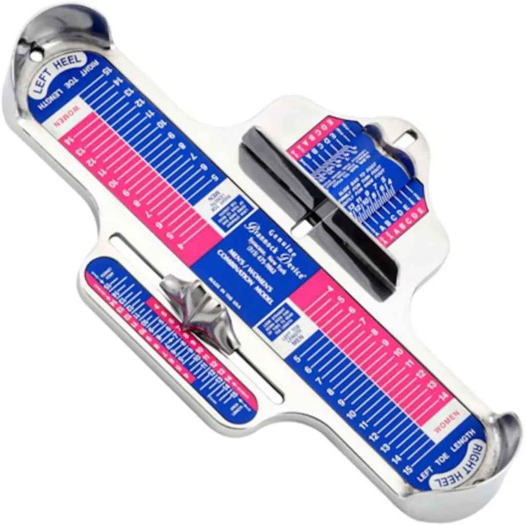 A02F-Foot Measuring Tool, Adult Foot Ruler, Combination Measuring Device, Professional Foot Sizer Qme